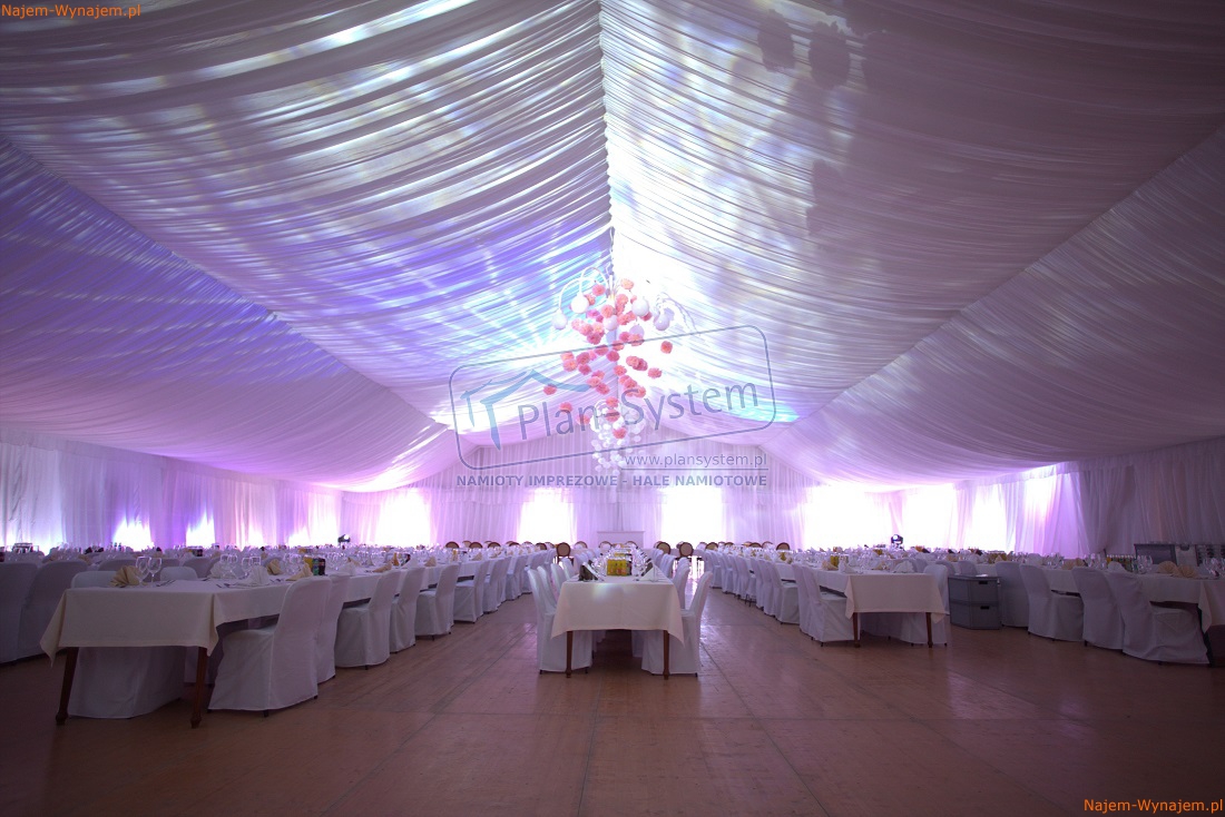 Wynajem namiotów imprezowych, hale namiotowe, Namioty weselne