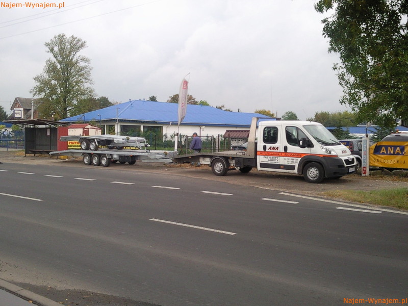 ZESTAW Autolaweta 7osób 3.0HDi+podwójna laweta