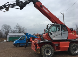 Ładowarka teleskopowa obrotowa Manitou MRT 2150 ROTO 21m 5t