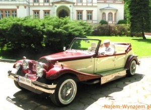 wynajem Kabriolet retro w stylu lat 30-tych XX wieku