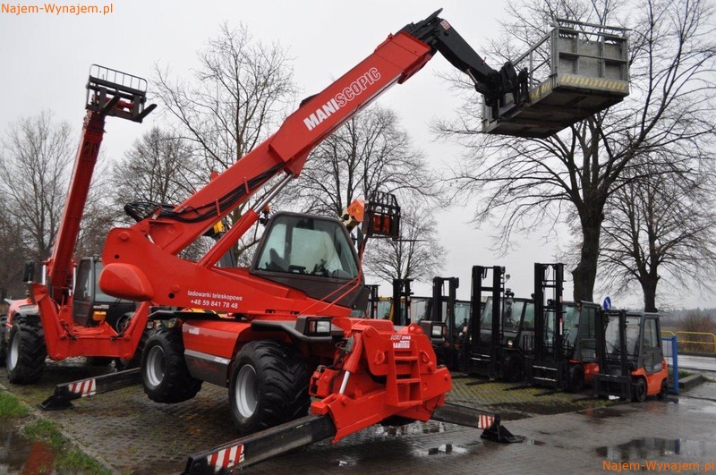 Ładowarka teleskopowa MANITOU MRT 2145 kosz 2m-4m łyżka wciągarka